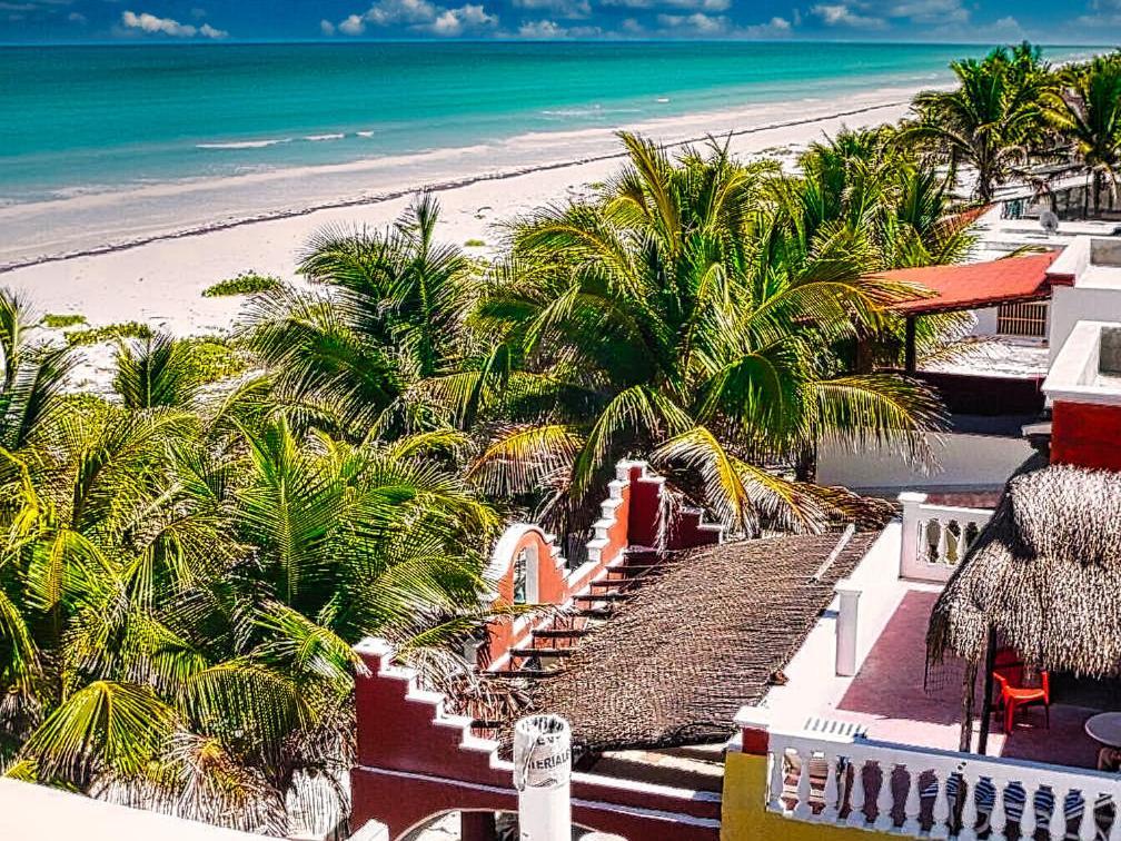 Beachfront Casa Maya Lodge El Cuyo Dış mekan fotoğraf